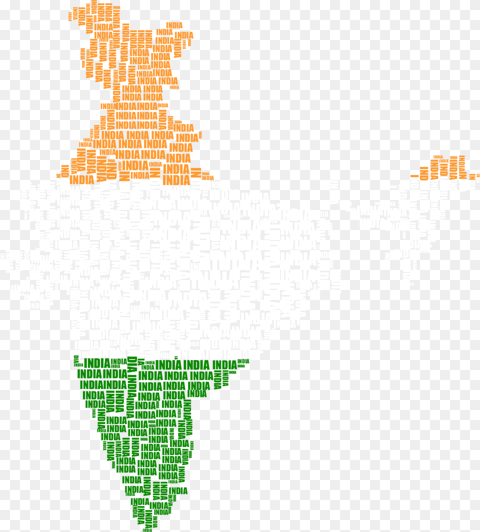 India Map Flag India And Its Neighbouring Countries, Chart, Plot, Person Free Png Download