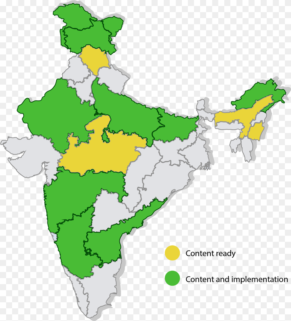 India Map Onli With States, Chart, Plot, Atlas, Diagram Png Image