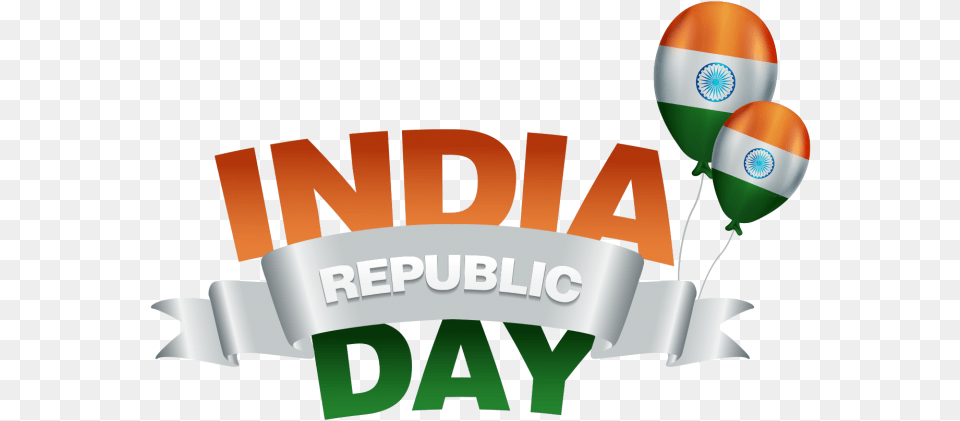 India Republic Day Republic Day Text, Balloon, Aircraft, Transportation, Vehicle Png