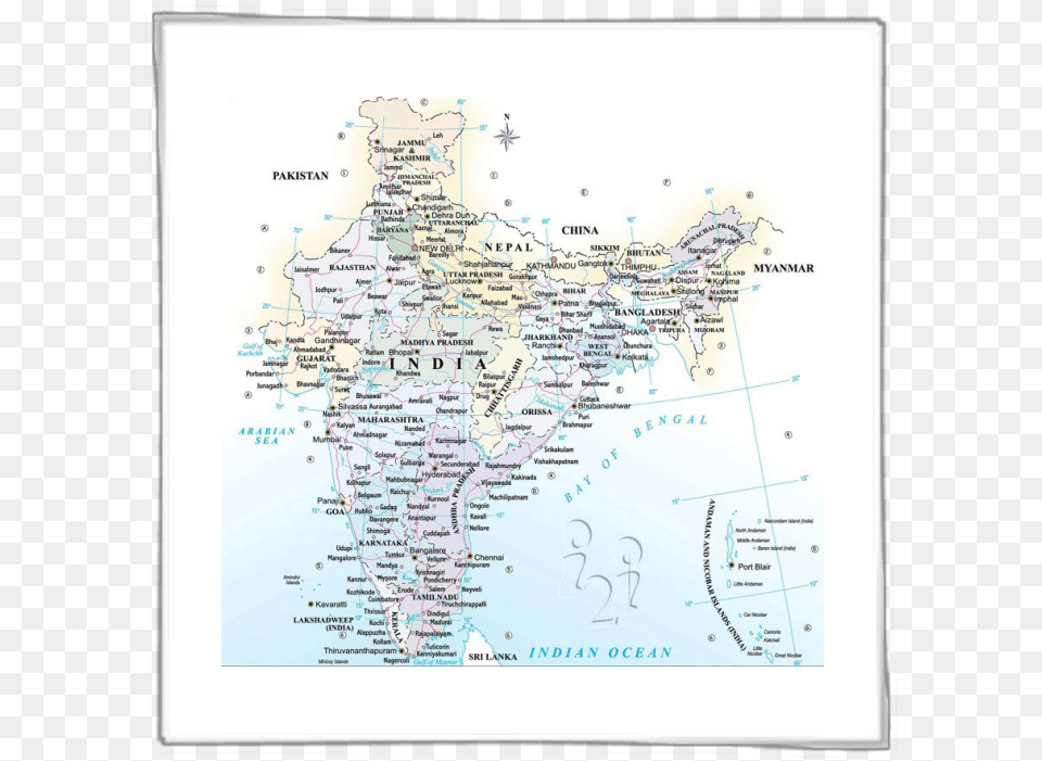 India Tourist Map Incredible India, Chart, Plot, Atlas, Diagram Free Png Download