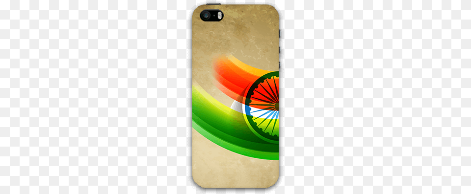 India Tricolor With Ashok Chakra Iphone 5s Mobile Back Mobile Phone Case, Electronics, Mobile Phone Free Png