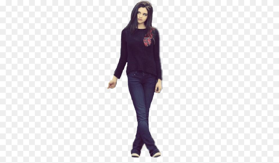 Indiaeisley Freetoedit Girl, Long Sleeve, Clothing, Sleeve, Pants Free Png Download