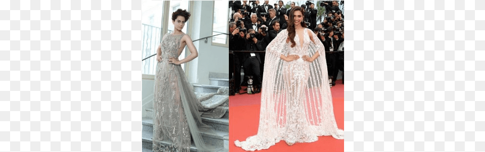 Indian Actors Kangana Ranaut And Deepika Padukone Won Deepika At Cannes 2018, Clothing, Dress, Fashion, Formal Wear Png