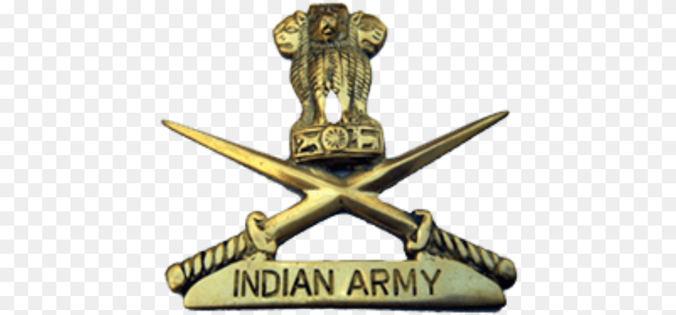 Indian Army Logo Hd With No India Army, Badge, Symbol, Emblem Png Image