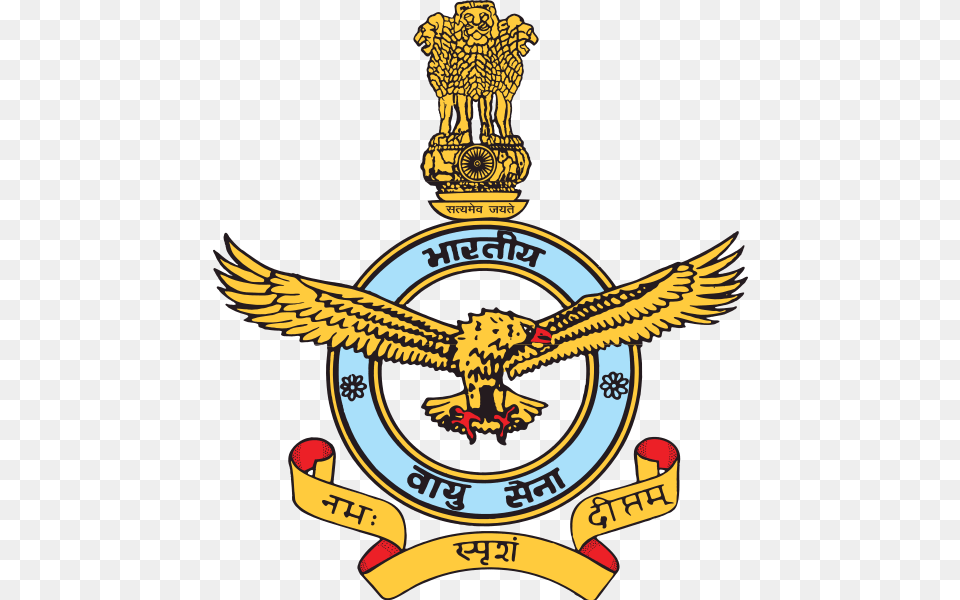 Indian Army Logo Hd Wallpaper Indian Air Force Logo Hd, Badge, Emblem, Symbol, Animal Free Png Download