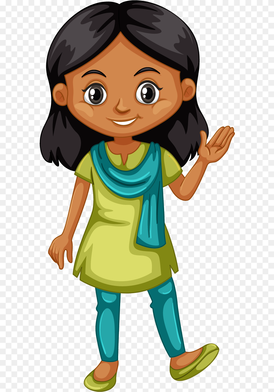 Indian Boy Girl Clipart, Baby, Person, Face, Head Free Png Download