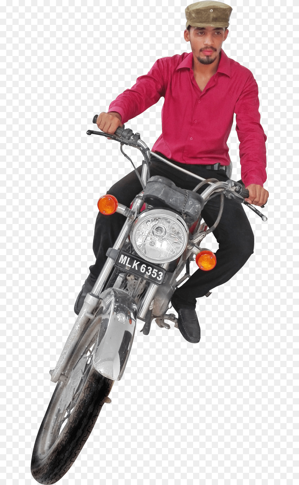Indian Boy On A Motorbike Motorcycle, Vehicle, Transportation, Spoke, Machine Png