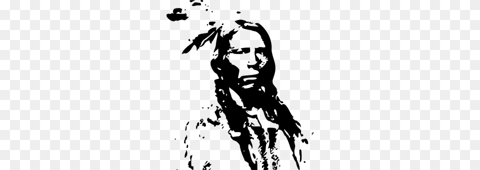 Indian Chief Gray Free Png