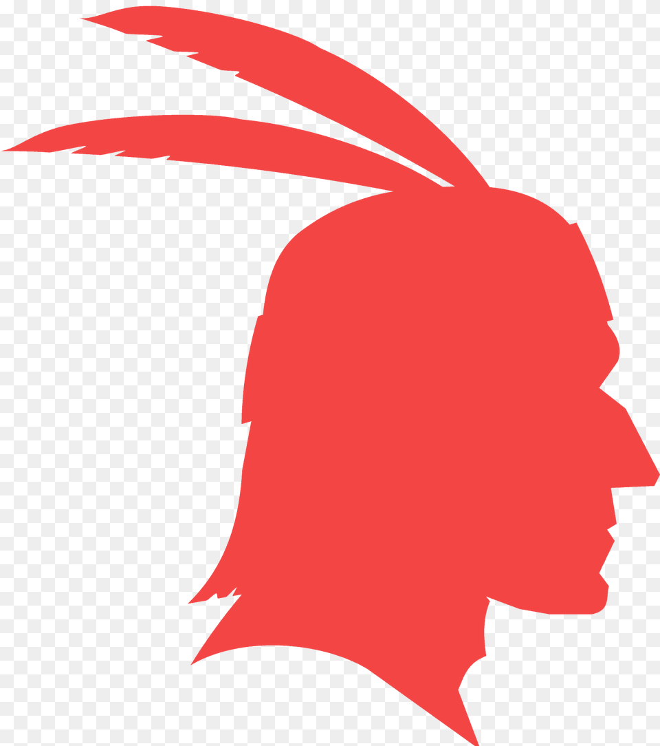 Indian Chief Head Silhouette, Leaf, Plant, Animal, Fish Free Transparent Png