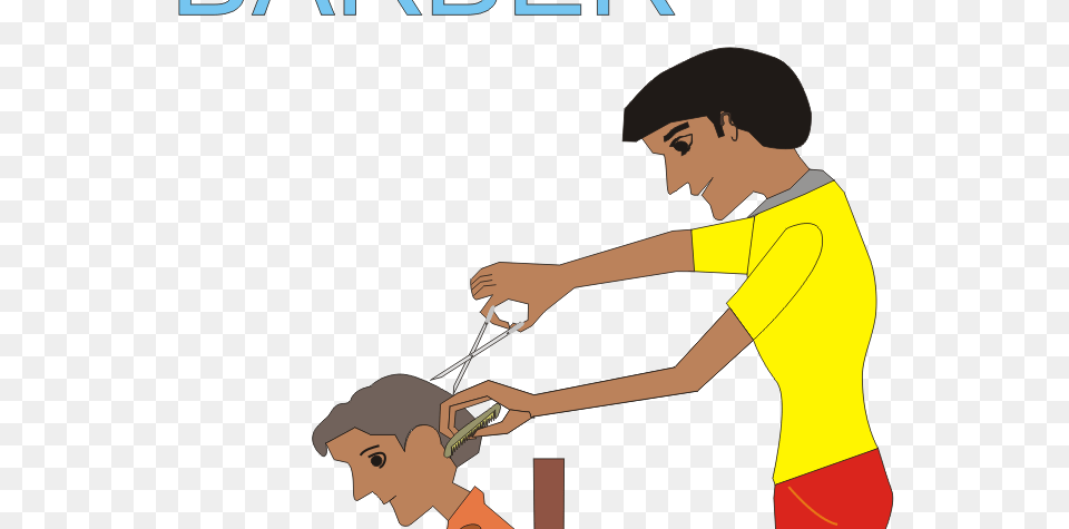 Indian Clipart Barber, Person, Hairdresser, Adult, Man Free Transparent Png