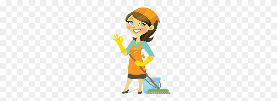 Indian Clipart House Maid, Cleaning, Person, Baby, Face Free Png Download