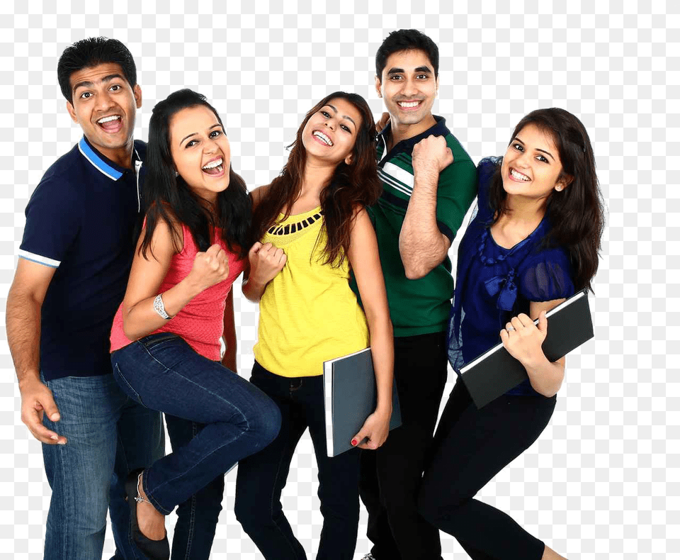 Indian College Student Transparent Image Indian College Students, Clothing, Person, People, Pants Free Png