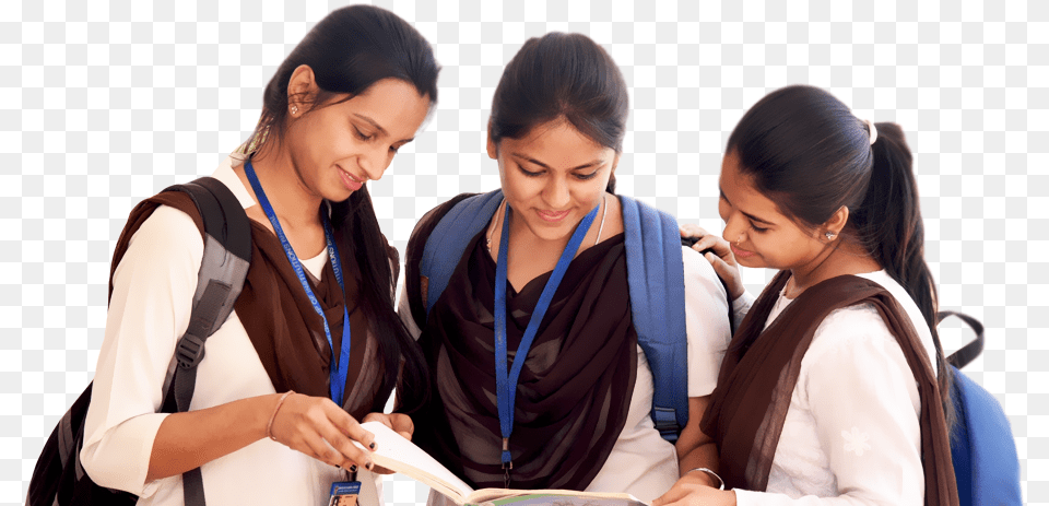 Indian College Students, Person, Reading, Adult, Female Png Image