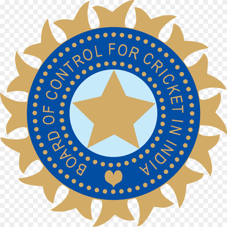 Indian Cricket Logo, Badge, Symbol, Star Symbol, Animal Png Image