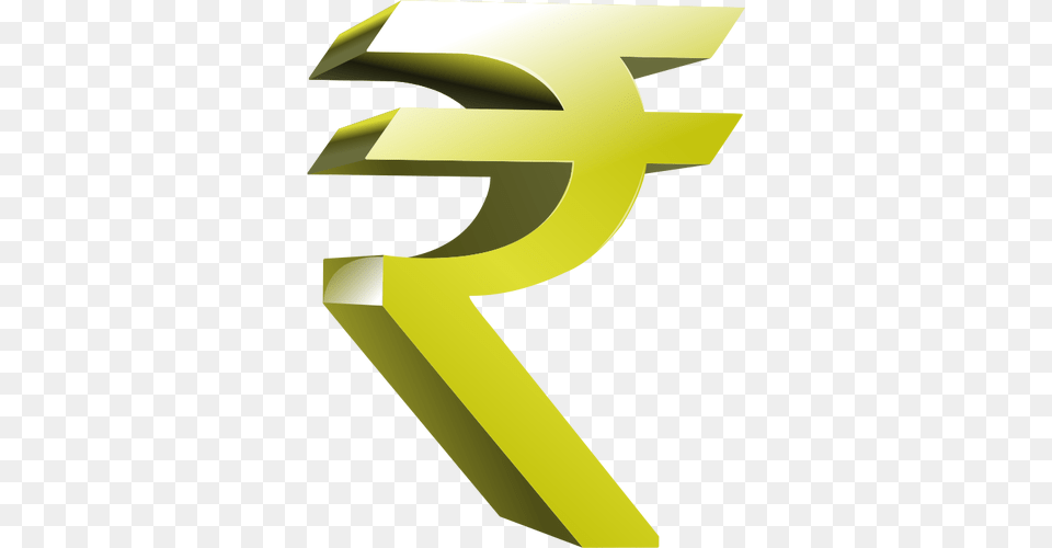 Indian Currency Symbol In Golden Color Vector Clip Art Public, Text, Logo, Aircraft, Airplane Free Transparent Png