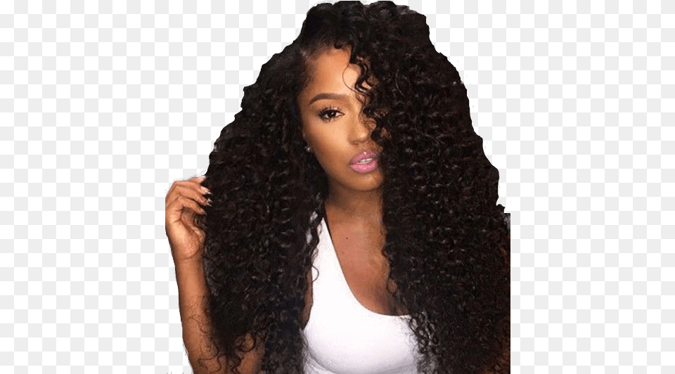Indian Deep Curly Hair, Black Hair, Person, Head, Face Png