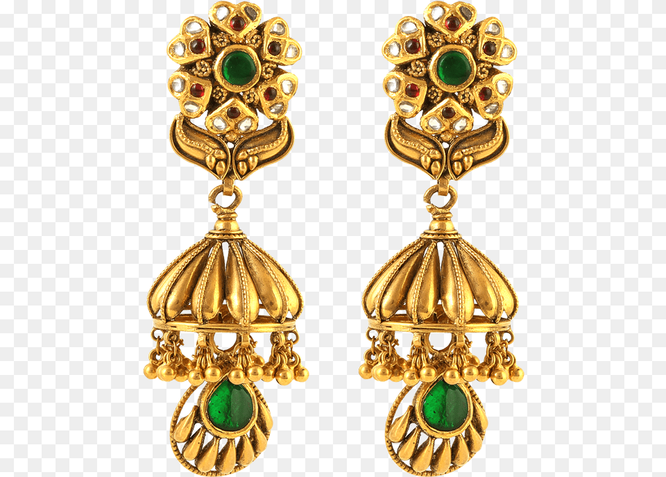 Indian Earring, Accessories, Gold, Jewelry, Treasure Free Png