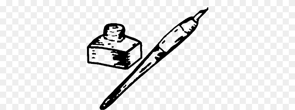 Indian Election Symbol Ink Pot And Pen Jammu And Kashmir Peoples Democratic Party Symbol, Bottle, Ink Bottle, Brush, Device Png Image