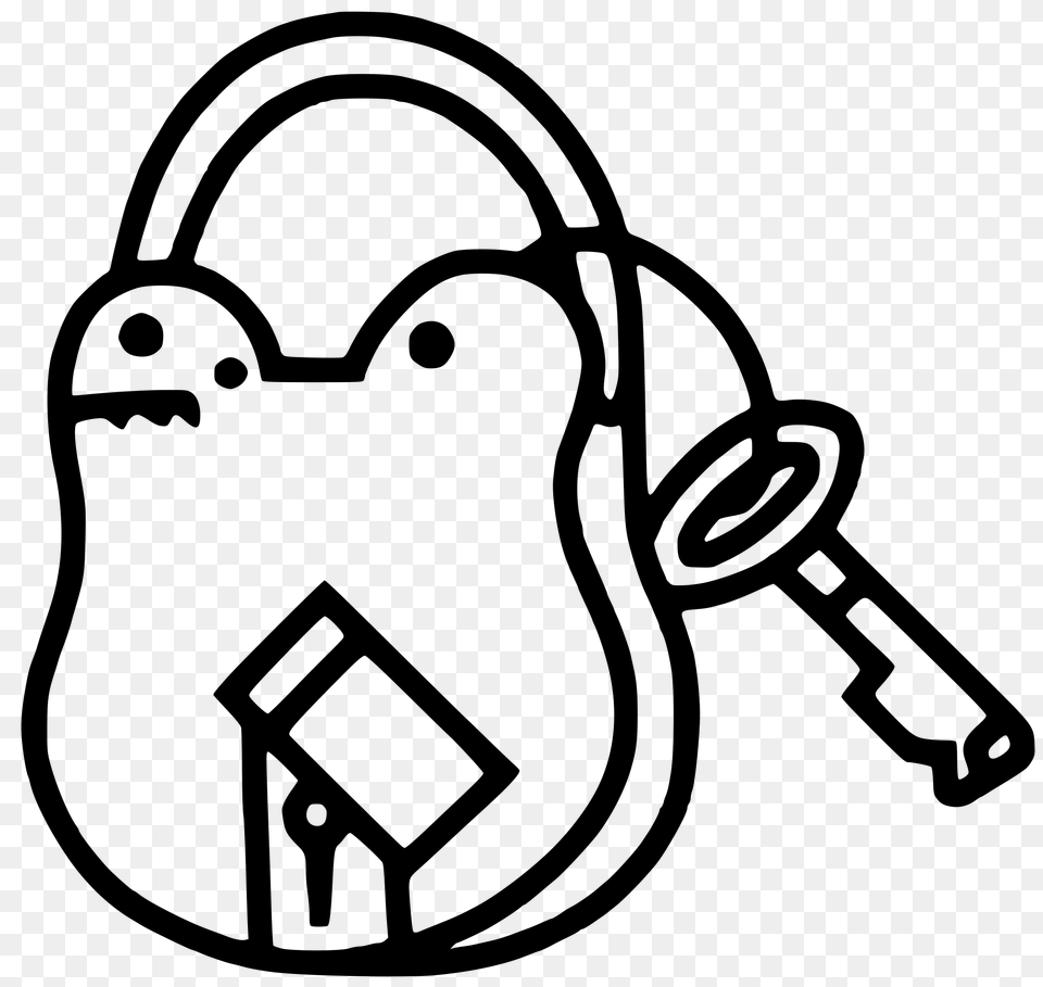 Indian Election Symbol Lock And Key, Gray Png