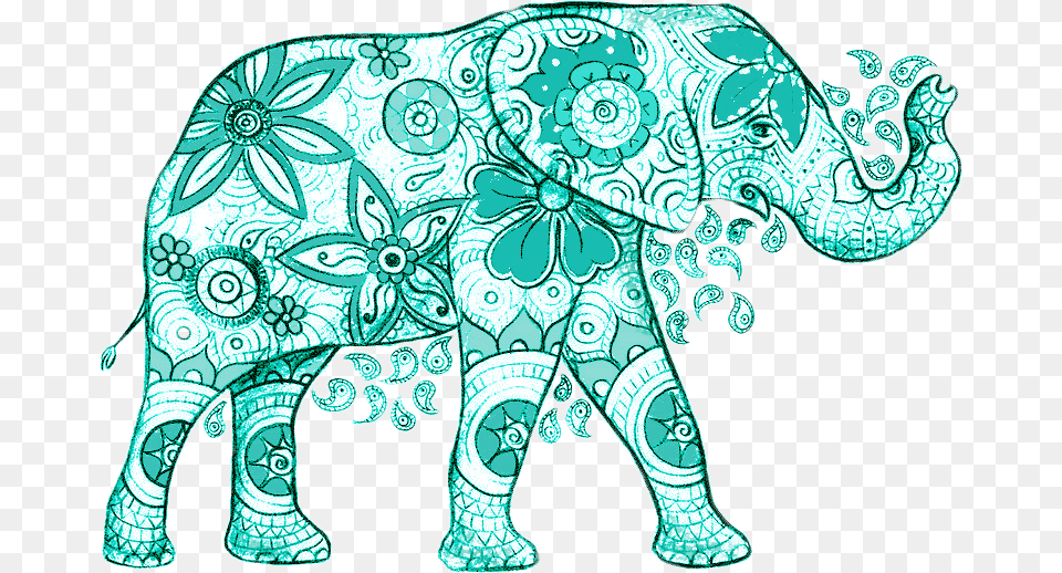 Indian Elephant, Animal, Art, Mammal, Wildlife Free Png