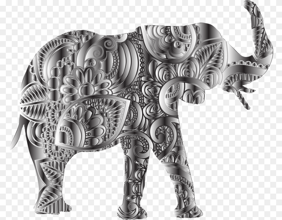 Indian Elephant, Art Free Png Download