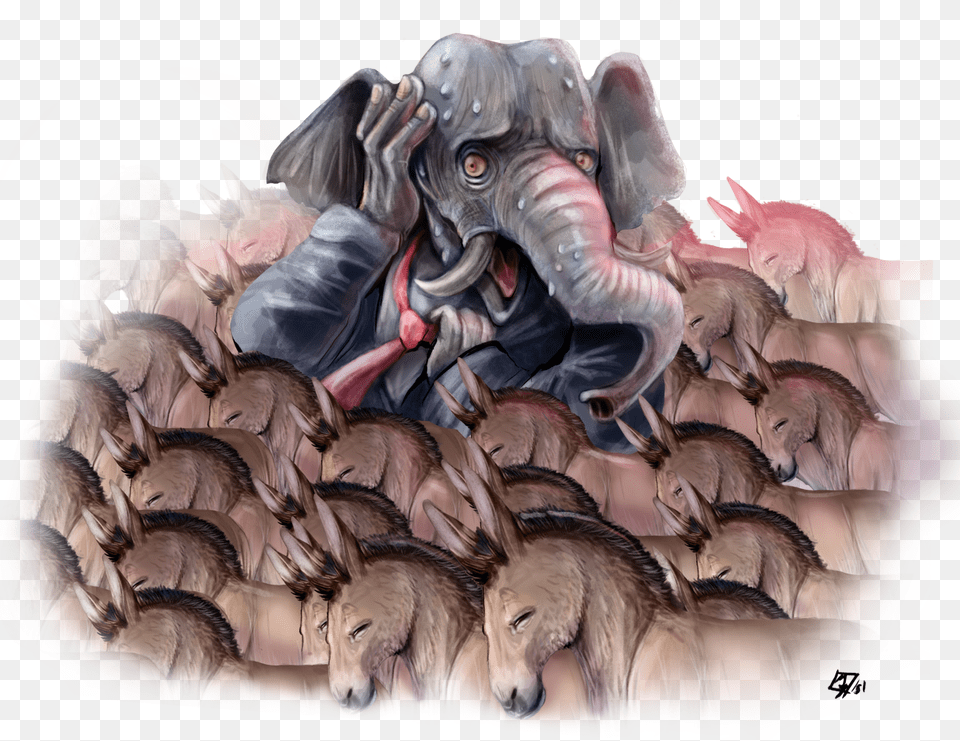 Indian Elephant, Animal, Herd, Mammal, Pig Free Png