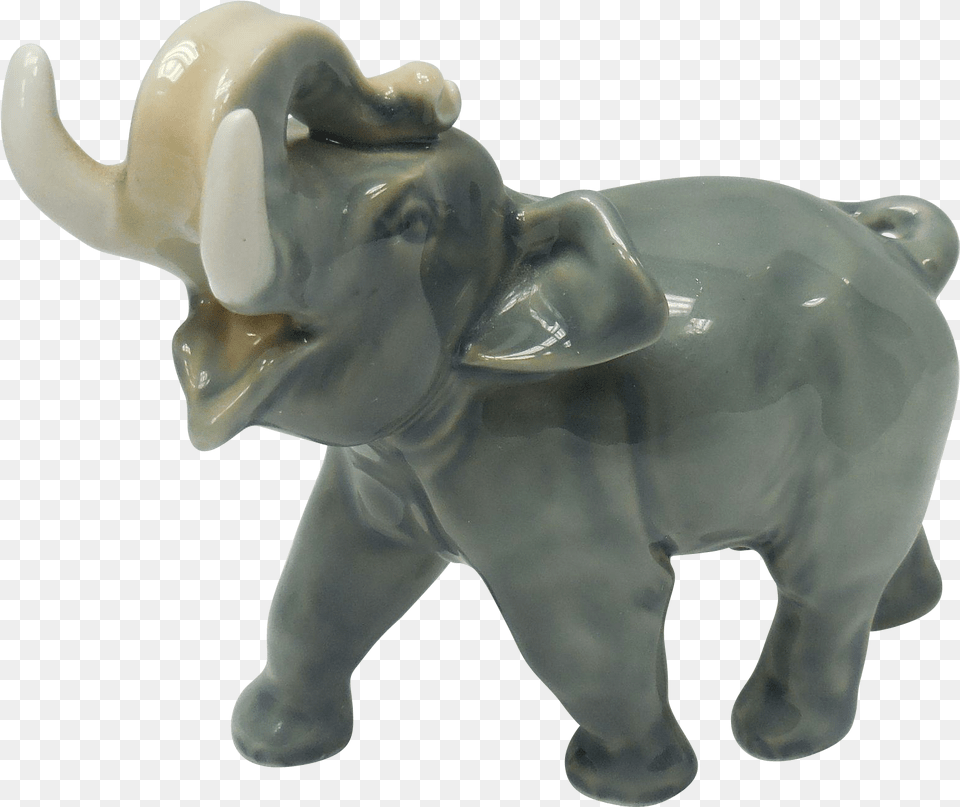 Indian Elephant, Figurine, Animal, Mammal, Wildlife Free Png