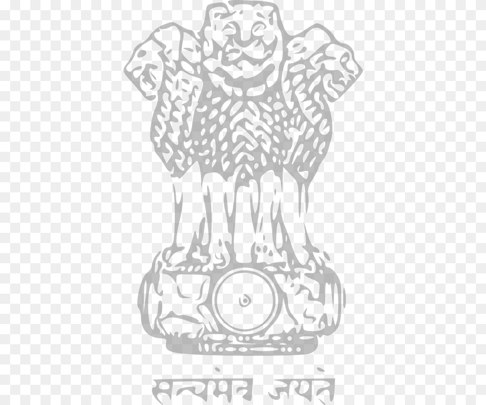 Indian Emblem India Coat Of Arm, Stencil, Symbol, Logo, Face Png