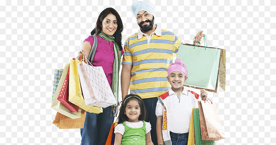 Indian Family Shopping Images, Person, People, Girl, Female Free Png