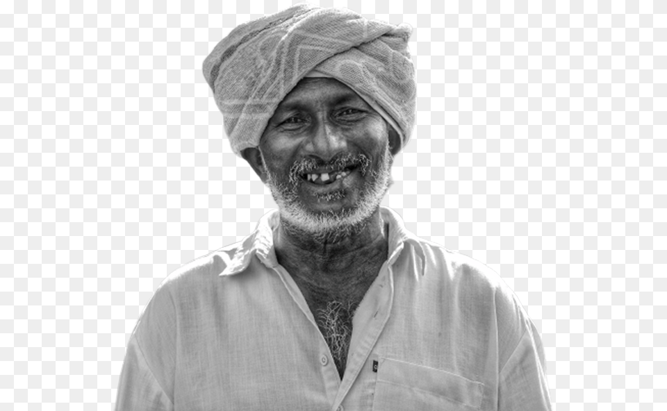 Indian Farmer Smiling, Adult, Portrait, Photography, Person Free Transparent Png