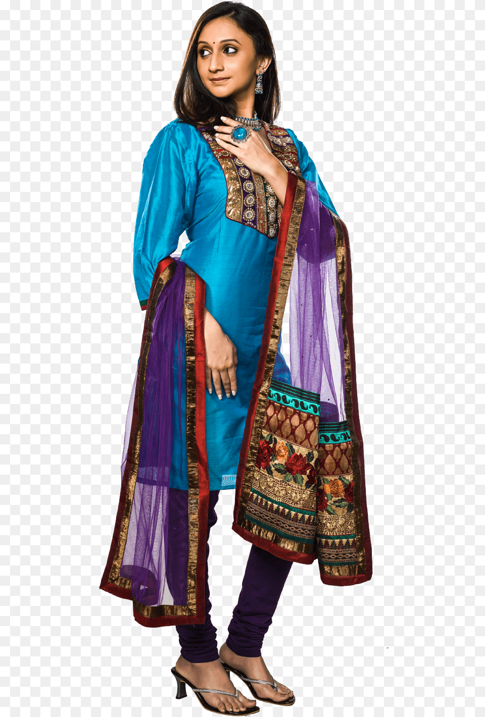 Indian Fashion Models, Silk, Adult, Female, Person Free Png Download