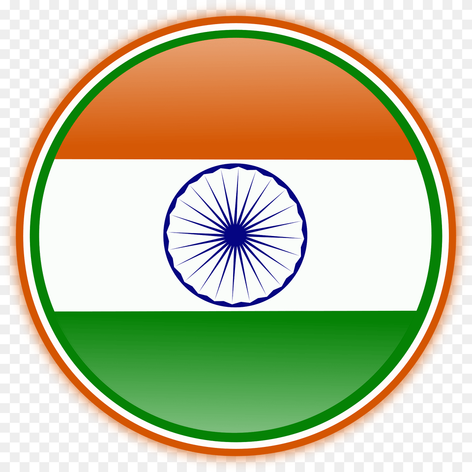 Indian Flag 2 Clipart, Machine, Spoke, Wheel, Disk Free Transparent Png