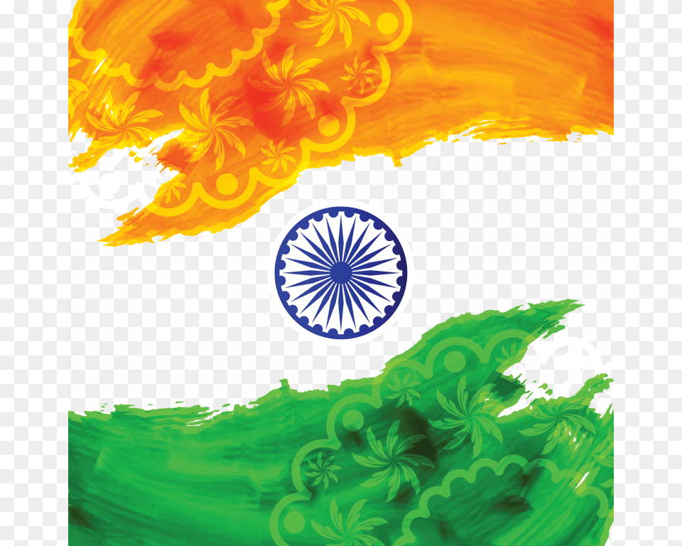 Indian Flag Background, Art, Graphics, Floral Design, Pattern Png