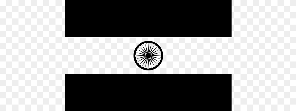 Indian Flag Black And White, Gray Free Png Download