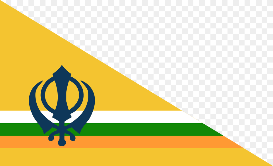 Indian Flag Chakra Central Sikh Gurdwara Board, Weapon Free Png