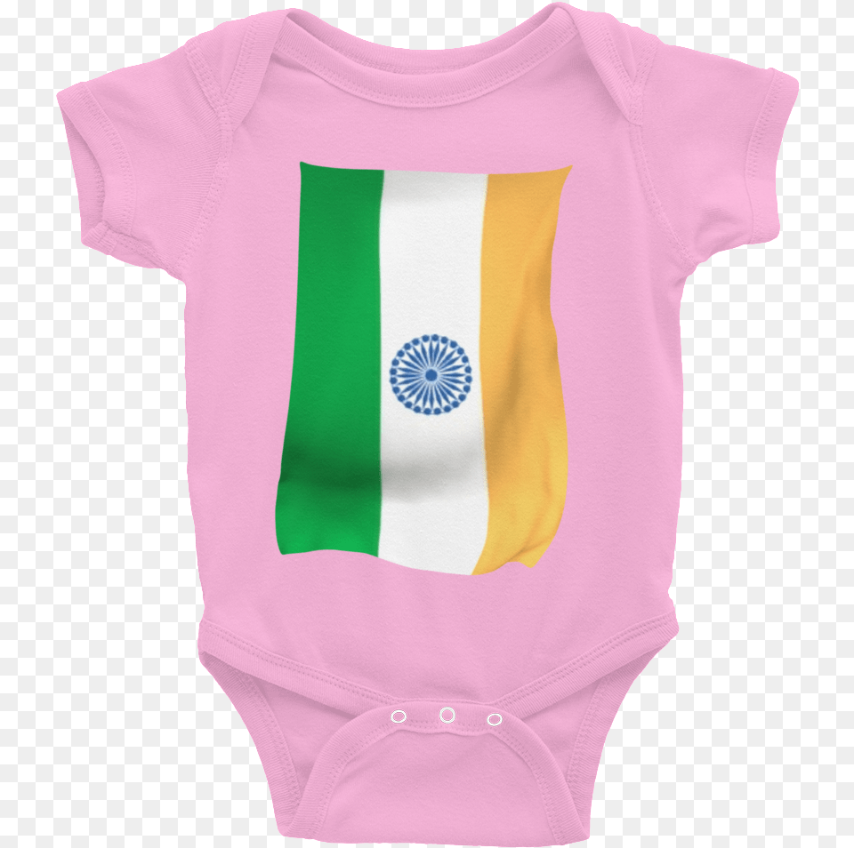 Indian Flag Infant Bodysuit Byjackson Thumbnail Infant Bodysuit, Clothing, T-shirt Png