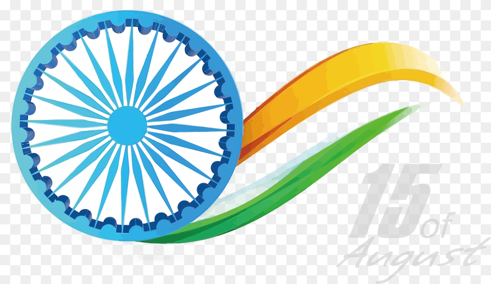 Indian Flag With Stars, Logo, Machine, Spoke, Art Free Transparent Png