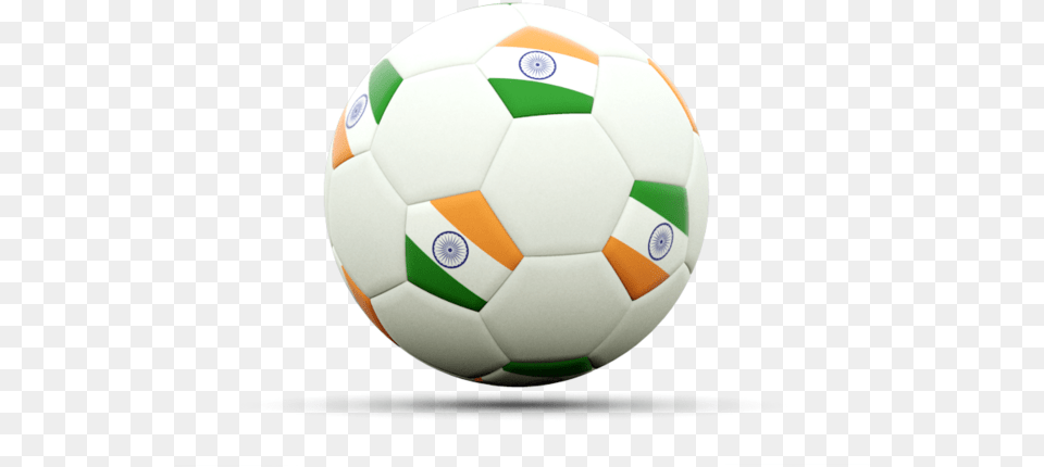 Indian Football Indian Flag With Football Burkina Faso National Football Team, Ball, Soccer, Soccer Ball, Sport Free Png