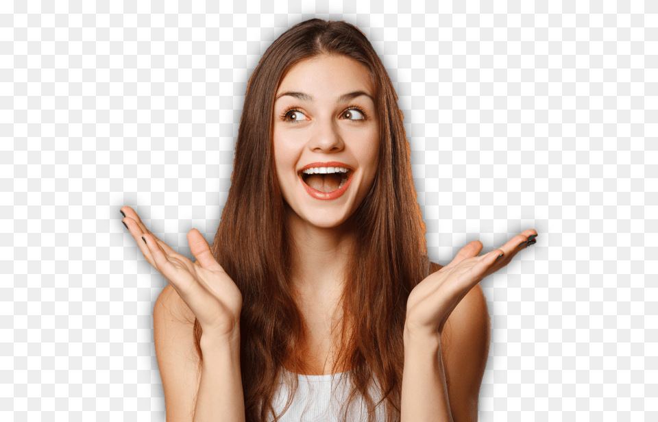 Indian Girl Surprise Face Images Happy Woman Person, Head, Adult, Surprised Free Transparent Png
