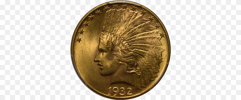 Indian Gold Eagles Ancient Greek Double Eagle, Bronze, Coin, Money Free Png Download