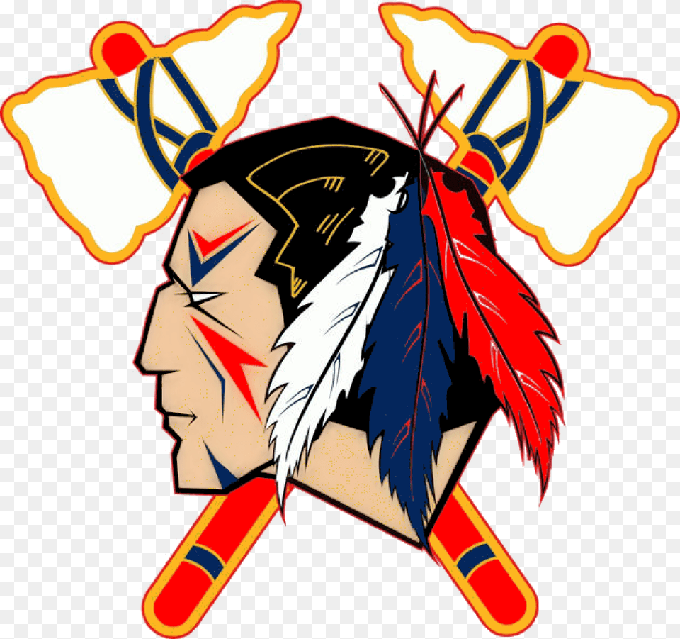Indian Head Logo Clip Art Indians Tomahawk Leaf, Plant, Person, Anime Png Image