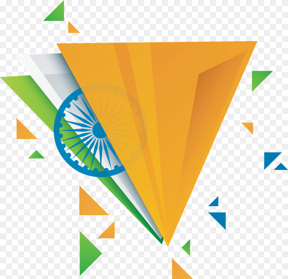 Indian Independence Day 2019, Art, Graphics, Triangle Png Image