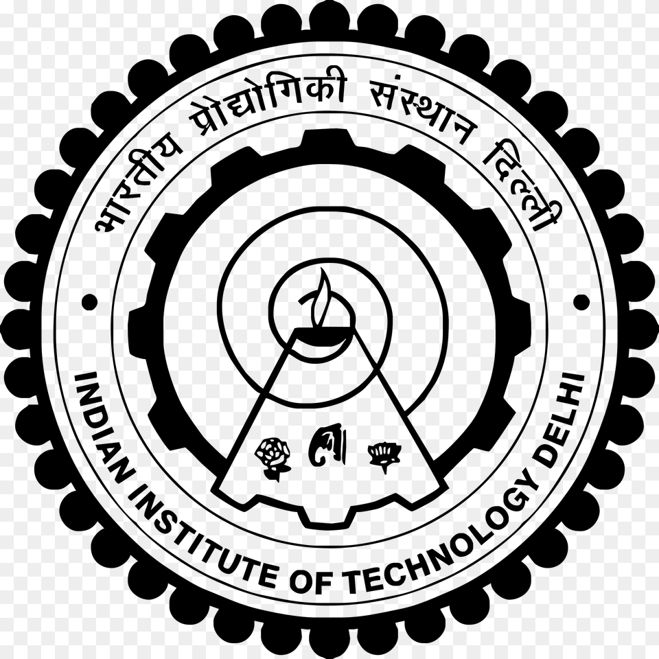Indian Institute Of Technology Delhi Logo, Silhouette, Lighting Free Png Download