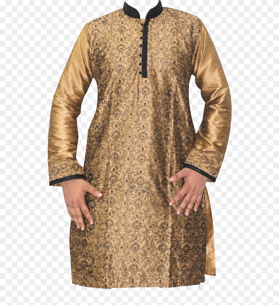 Indian Katan Cloth Panjabi Punjabi Dress Hd, Blouse, Clothing, Sleeve, Long Sleeve Free Png Download