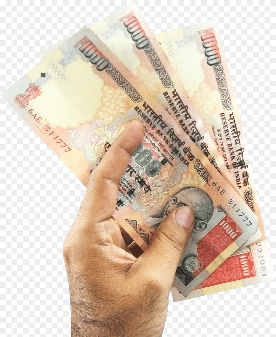 Indian Money In Hand, Baby, Person, Text, Document Free Png