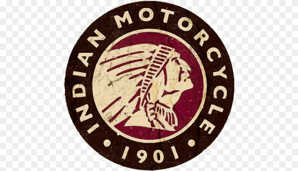 Indian Motorcycle Logo Tshirt Tote Bag Emblem, Plate Free Png Download