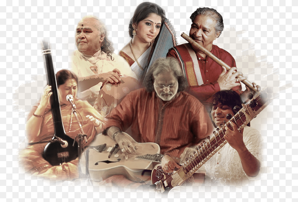 Indian Musical Instruments, Person, Performer, Musician, Group Performance Free Png Download