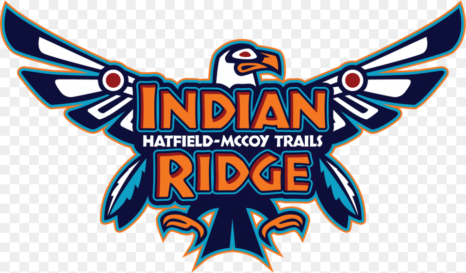 Indian Ridge Logo Hatfield Mccoy Trail Indian Ridge, Emblem, Symbol Png Image