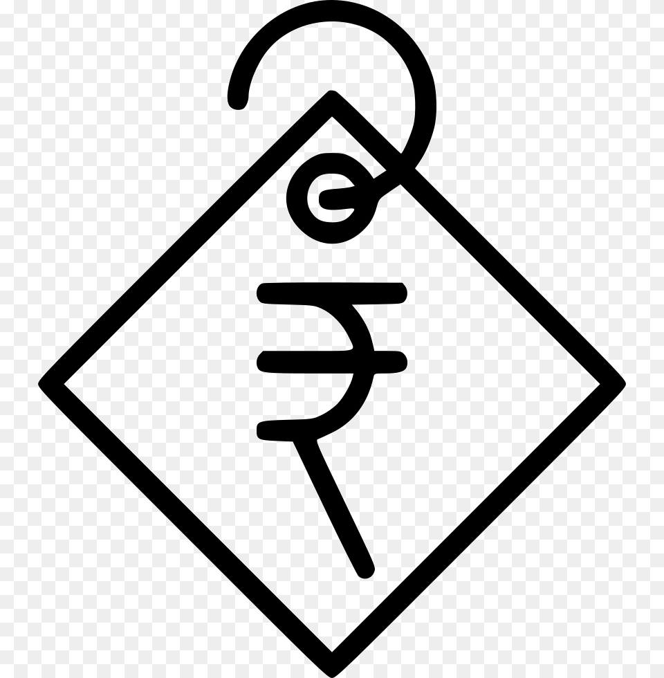 Indian Rupee Currency Price Tag Sale Shopping Svg Price In Rupees Icon, Sign, Symbol, Road Sign Free Transparent Png
