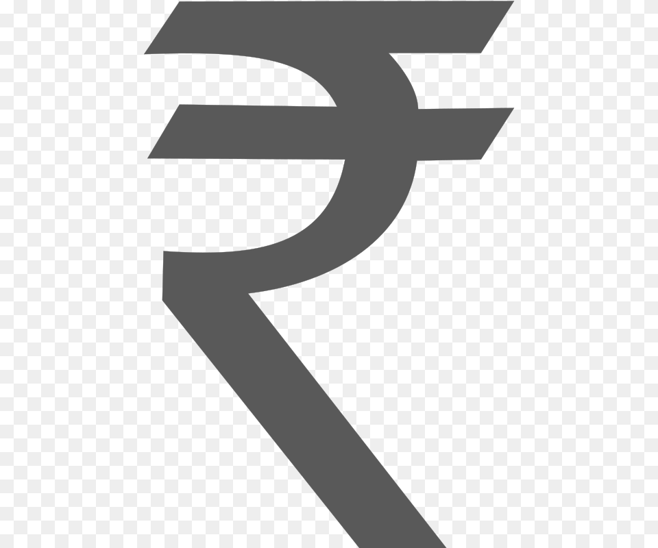 Indian Rupee Symbol Rupee Symbol, Gray Free Png